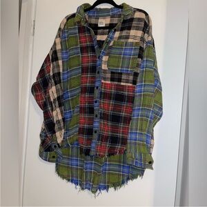 BDG patchwork flannel shirt